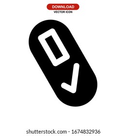 door hanger icon or logo isolated sign symbol vector illustration - high quality black style vector icons
