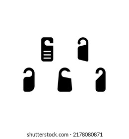 Door Hanger Icon Set Vector Symbol Design Illustration
