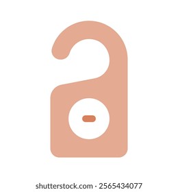 A door hanger icon, symbolizing privacy or hotel room requests
