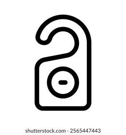 A door hanger icon, symbolizing privacy or hotel room requests