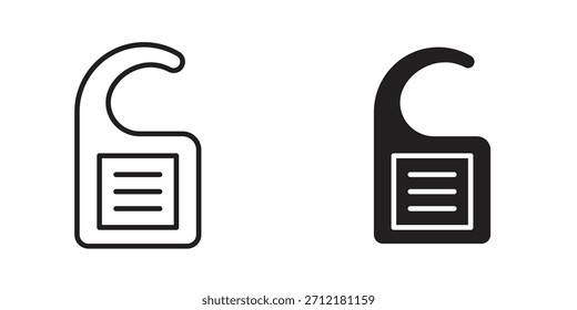 Ícone de suporte de porta no vetor. Tipo de logotipo
