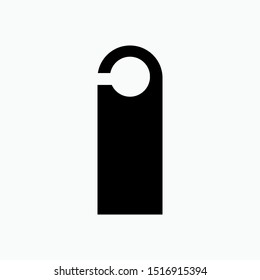 
Door Hanger Icon - Vector, Sign and Symbol in Glyph Style for Design, Presentation, Website or Apps Elements.