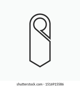 
Door Hanger Icon - Vector, Sign and Symbol in Line Art Style for Design, Presentation, Website or Apps Elements.