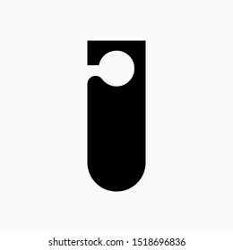 
Door Hanger Icon - Vector, Sign and Symbol Presented in Glyph Style for Design, Presentation, Website or Apps Elements.