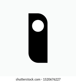 
Door Hanger Icon - Vector, Sign and Symbol Presented in Glyph Style for Design, Presentation, Website or Apps Elements.
