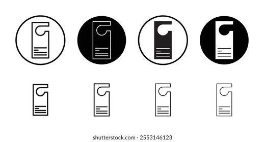 Door hanger icon web design in vector