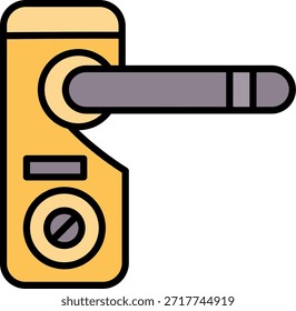 Colgador de puerta Nuevo Vector de diseño de iconos creativos