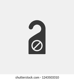 Door Hanger Tags for Room in Hotel or Resort Modern Simple Vector Icon