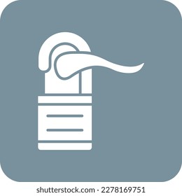 Door Hanger vector icon. Can be used for printing, mobile and web applications.