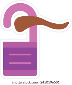 Icono de Vector de suspensión de puerta. Se puede utilizar para la impresión, aplicaciones móviles y de Web.