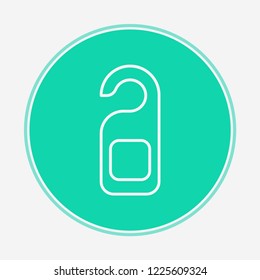 Door hanger vector icon sign symbol