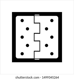 Door Hinge Icon, Door Hinge Connects Door With Door Frame Vector Art Illustration