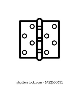 Door hinge icon design template trendy style vector.