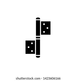Door hinge icon design template trendy style vector.