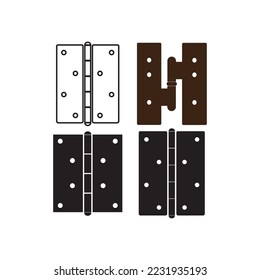 Door hinge icon design template. Trendy style