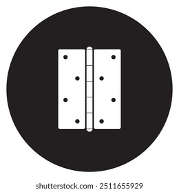 Door hinge icon design template. Trendy style