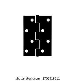 Door hinge icon. Silhouette vector design.