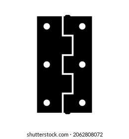 Door hinge icon trendy flat design
