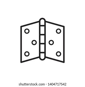 Door Hinge Icon Vector Flat Style Illustration