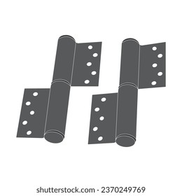 Diseño de ilustración vectorial de icono de bisagra de puerta