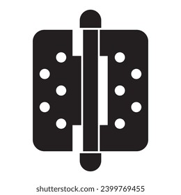 Door hinge icon vector illustration logo design