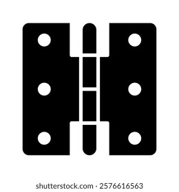 door hinge sign symbol vector flat icon