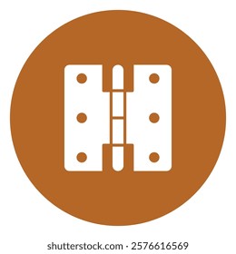 door hinge sign symbol vector flat icon