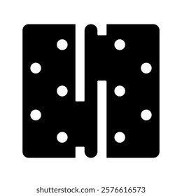 door hinge sign symbol vector flat icon