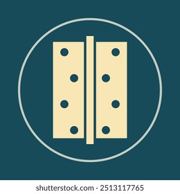 Icono de moda de la bisagra de la puerta Ideal abstracto Ilustración vectorial colorida obra de arte hermoso design.eps