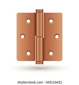 Door Hinge : Vector Illustration