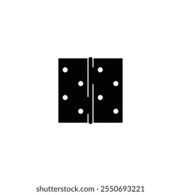 porta dobradiças ícone vetor ilustração logotipo design