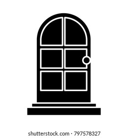 Door house isolated