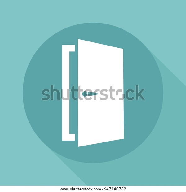 Door Icon Stock Vector Royalty Free 647140762 Shutterstock