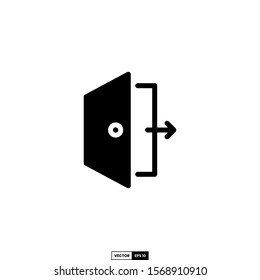 Door icon, design inspiration vector template for interface and any purpose