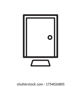 Door Icon Design Vector Template