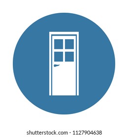 Door icon. Element of door icons for mobile concept and web apps. Badge style Door icon can be used for web and mobile apps on white background