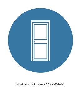 Door icon. Element of door icons for mobile concept and web apps. Badge style Door icon can be used for web and mobile apps on white background