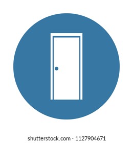 Door icon. Element of door icons for mobile concept and web apps. Badge style Door icon can be used for web and mobile apps on white background
