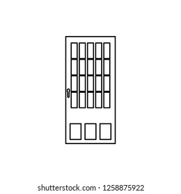 Door icon. Element of Door for mobile concept and web apps icon. Thin line icon for website design and development, app development