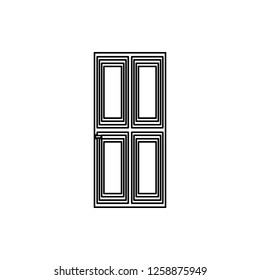 Door icon. Element of Door for mobile concept and web apps icon. Thin line icon for website design and development, app development