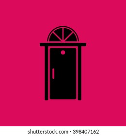 Door Icon. Eps-10.