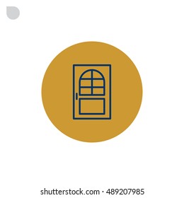  door icon Flat.