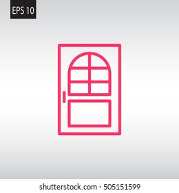  door icon Flat.