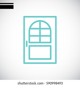 door icon Flat.