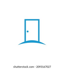 Door Icon Flat Design Logo Vector, Images And Stock Photos