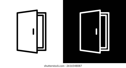 Door icon icons and symbol set. trendy illustration