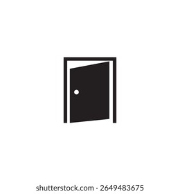 Icono de puerta Ilustración Elemento Diseño