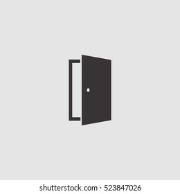 door icon illustration isolated vector, can be used for web and mobile design