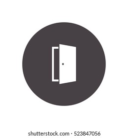door icon illustration isolated vector, can be used for web and mobile design