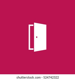 door icon illustration isolated vector, can be used for web and mobile design